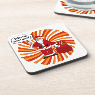 Santa's Gift Bag Coaster