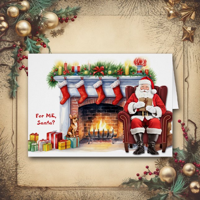 Santa's Gift Chihuahua Dog Christmas (Creator Uploaded)