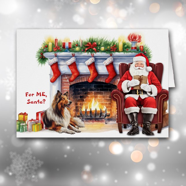 Santa's Gift Collie Dog Holiday (Creator Uploaded)