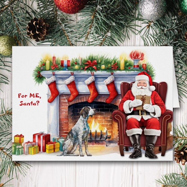 Santa's Gift German Shorthaired Pointer Holiday (Creator Uploaded)