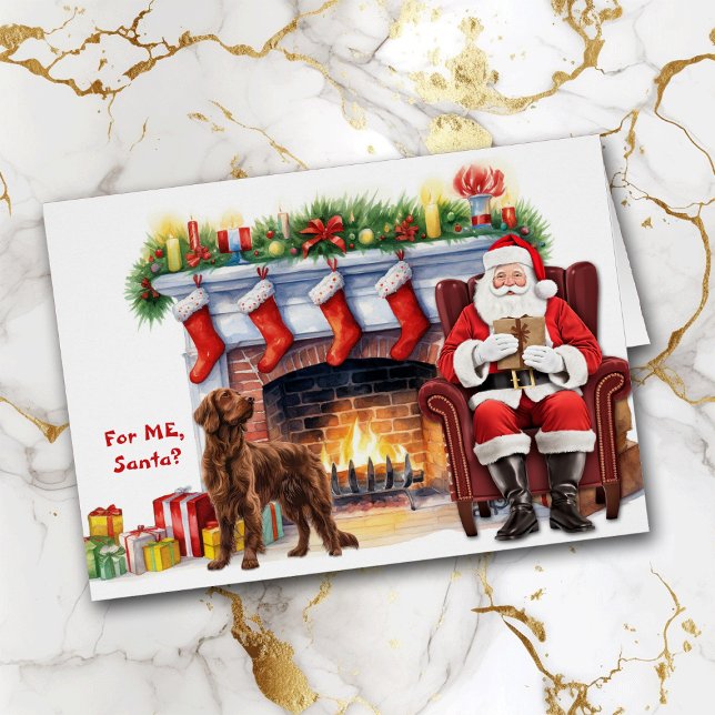 Santa's Gift Irish Setter Dog Holiday (Creator Uploaded)