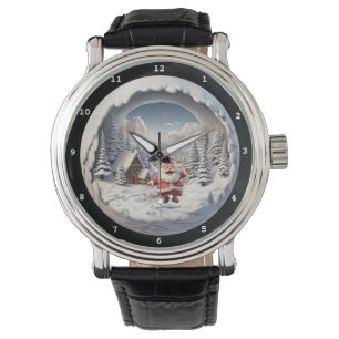 Santa's Gift Journey Winter Wristwatch