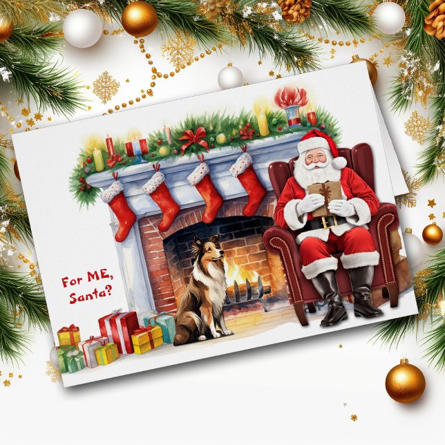 Santa's Gift Shetland Sheepdog Christmas (Creator Uploaded)
