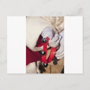 Santas Hands Holiday Postcard