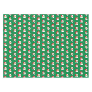 Santa's Happy Face Tablecloth