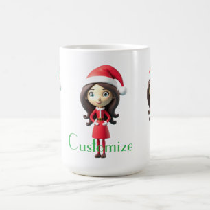 Santa's Happy Helper Thunder_Cove Coffee Mug