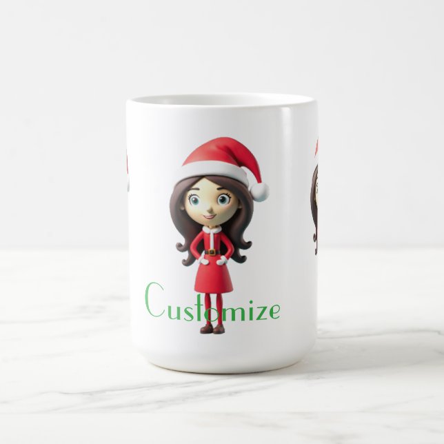 Santa's Happy Helper  Thunder_Cove  Coffee Mug (Center)