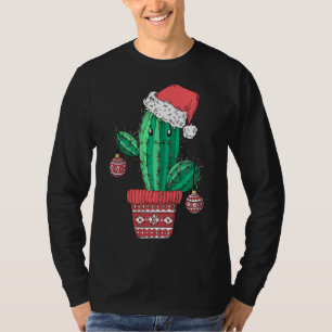 Santa's Hat Cactus Sweater Christmas Party Xmas Ho