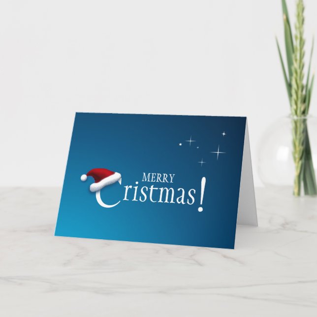 Santa's Hat Christmas card (Front)