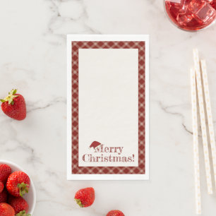 Santa's Hat Holiday Napkin