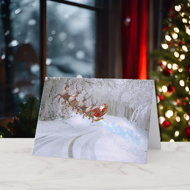 Santa's Having Supply Chain Issues Christmas Holid Holiday Card (Creator Uploaded)