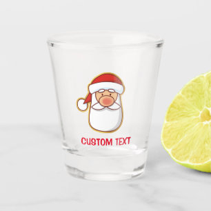 Santa's Head Shot Glass