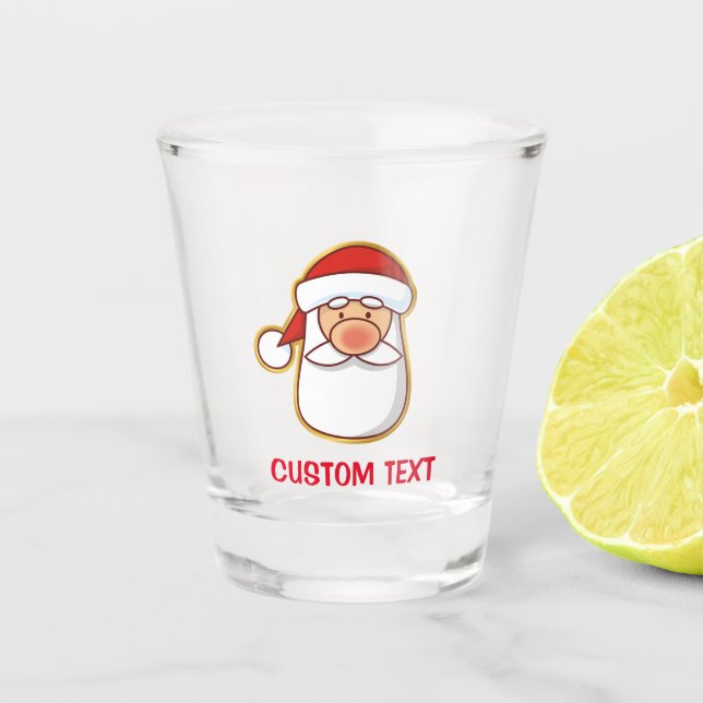 Santa's Head Shot Glass (Front)