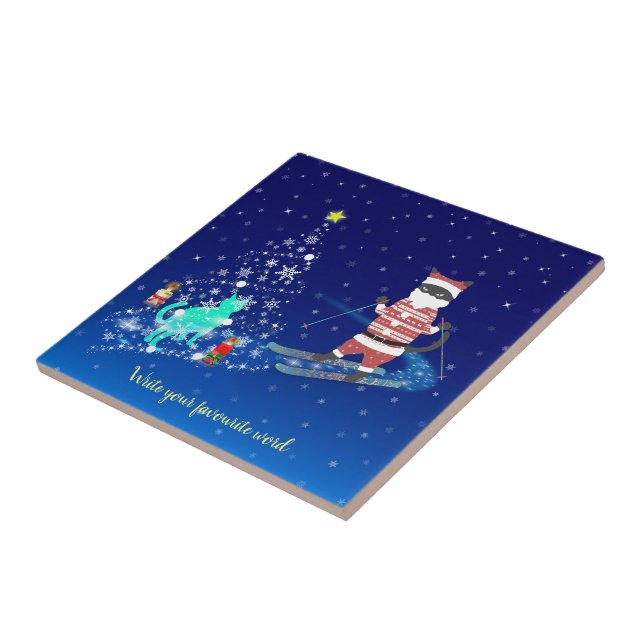 Santa's Heart-Warming Night Tile (Side)