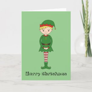 Santa's Helper Boys Christmas Special Holiday Card
