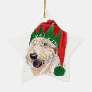 Santa's Helper Ceramic Tree Decoration