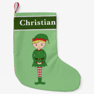 Santa's Helper Christian Christmas Special Small Christmas Stocking