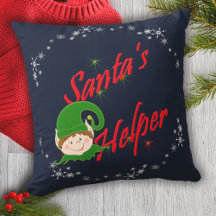 Santa's Helper Christmas Elf Whimsical Holiday