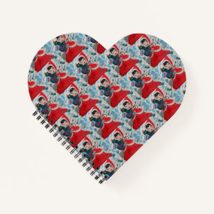 Santa's Helper Christmas Heart Notebook