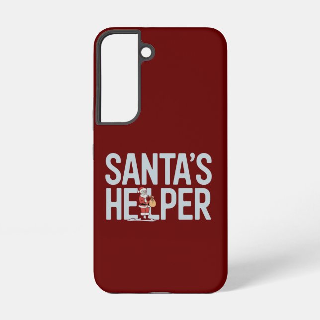 Santa's Helper Christmas Samsung Galaxy S22 Case (Back)