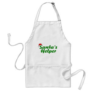 Santas Helper Green Standard Apron