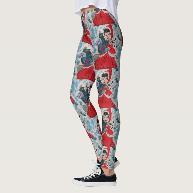 Santa's Helper Leggings (Left)