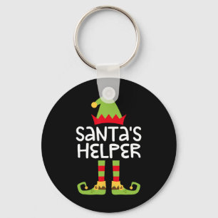 Santa's Helper Matching Christmas Elves Key Ring