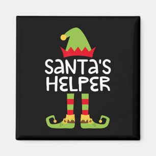 Santa's Helper Matching Christmas Elves Magnet