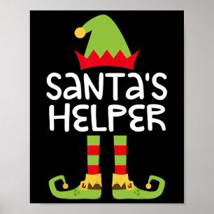 Santa's Helper Matching Christmas Elves  Poster