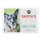 Santa's Helper- Pet Photo Holiday Flat Cards