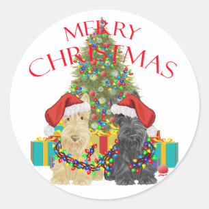 Santas Helpers Classic Round Sticker