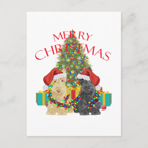 Santas Helpers Holiday Postcard