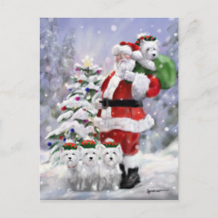 Santa's Helpers Holiday Postcard