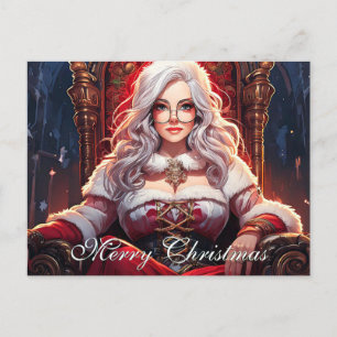 Santa's hottest sister - Merry XMas 03122024_0001 Holiday Postcard