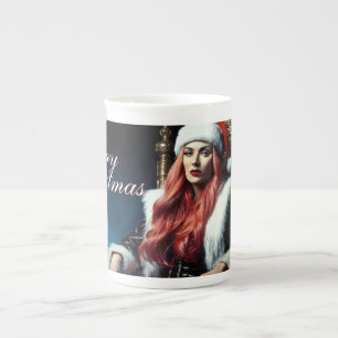 Santa's hottest sister - Merry Xmas 03122024_0011 Bone China Mug