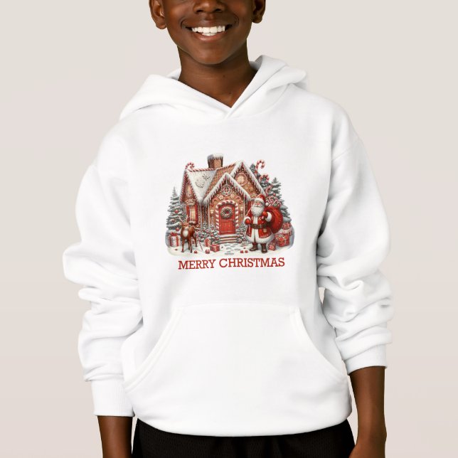 Santa's House Hoodie (Front)