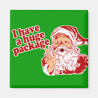 Santas Huge Package Magnet