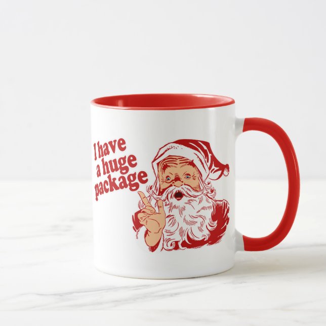 Santas Huge Package Mug (Right)