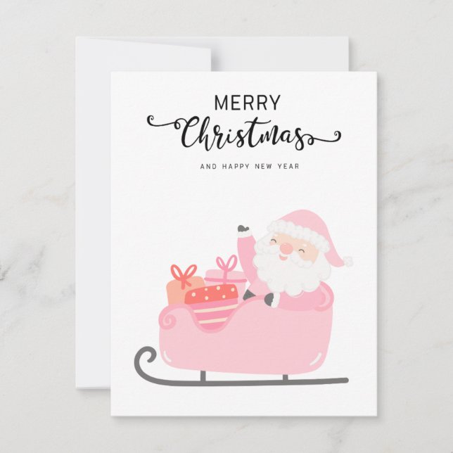 Santa's Jolly Christmas Cards (Front)