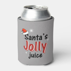 Santa's Jolly Juice Christmas Cheer Beer Can Cooler