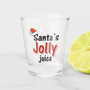Santa's Jolly Juice Christmas Cheer Shot Glass