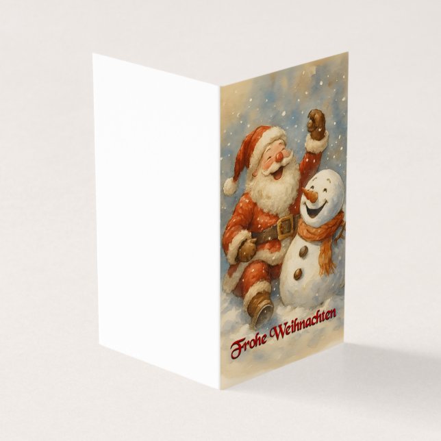 Santas Lachen im Winterzauber (Outside)