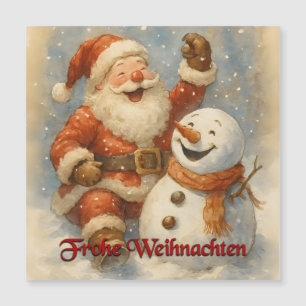 Santas Lachen im Winterzauber