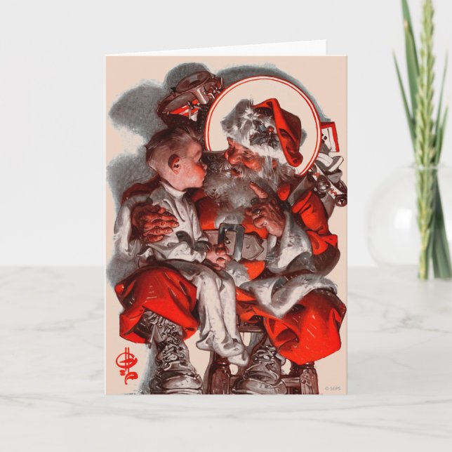 Santa's Lap Holiday Card (Front)