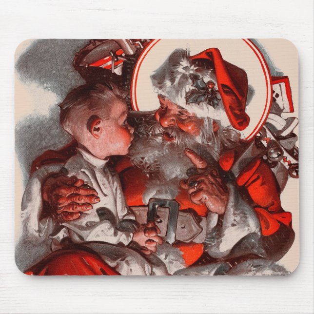 Santa's Lap Mouse Mat (Front)