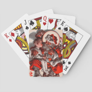 Santa's Lap Playing Cards