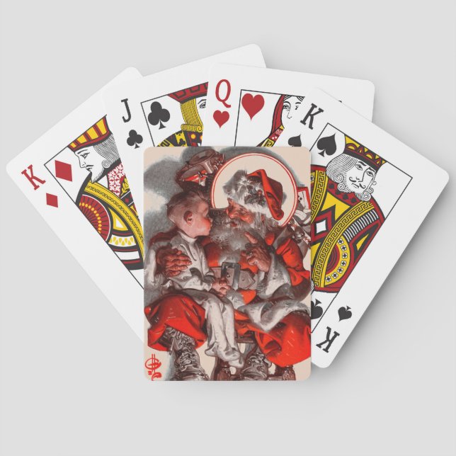 Santa's Lap Playing Cards (Back)