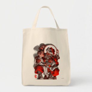 Santa's Lap Tote Bag