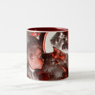 Santa's Lap Two-Tone Coffee Mug