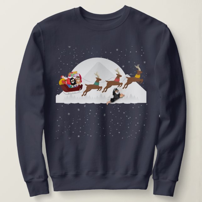 Santas Lappy Helpers - Lapphund holiday shirts (Design Front)